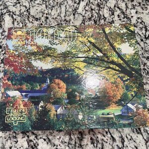 Vintage Golden Guild 1000 Pc. Puzzle Fall In East‎ Topsham New Sealed Autumn